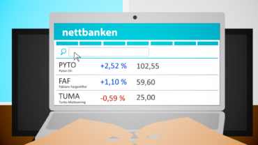 Aksjemarkedet på noen minutter