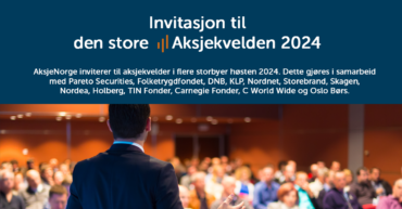 Bli med på høstens aksjekvelder!