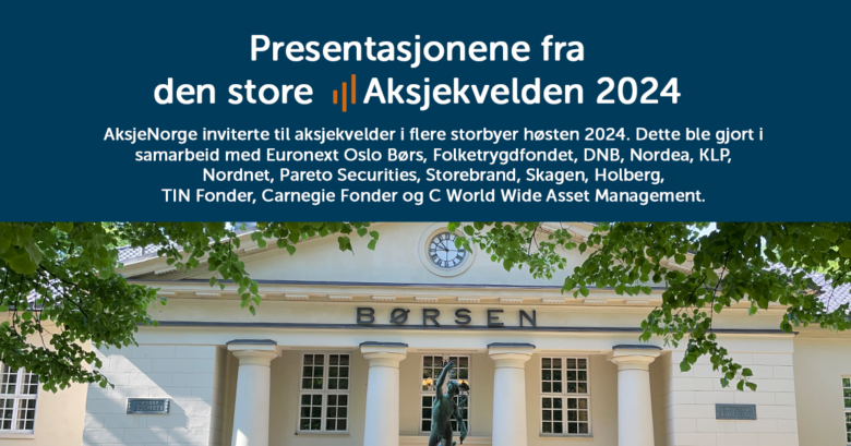 Presentasjoner fra aksjekveldene