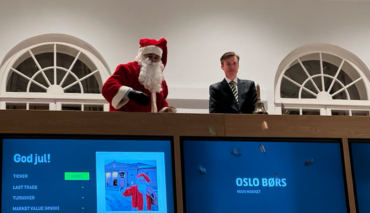 Pressemøte på børsen