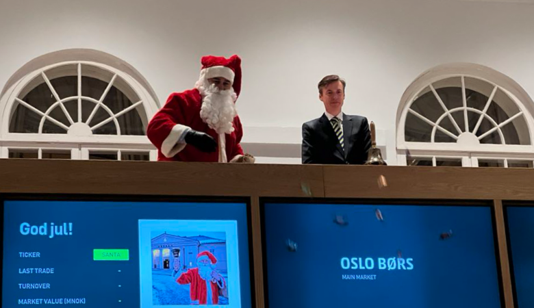 Pressemøte på børsen